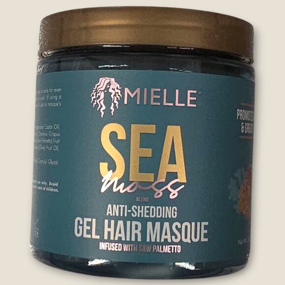 Mielle Sea Moss Anti-Shedding Gel Hair Masque W/ Saw Palmetto (6 Pack 8oz each) - Picture 2 of 5